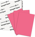 Springhill 8.5 x 11 Cherry Red 110lb Cardstock - Premium Heavy Paper