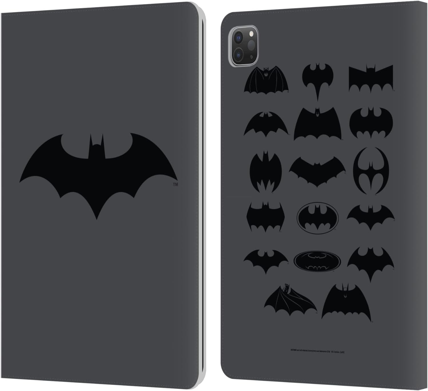 Batman DC Comics Hush Logos Leather Wallet Case for iPad Pro