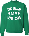 St. Patrick's Day Luck Sweatshirt | Wild Bobby Shamrock Design