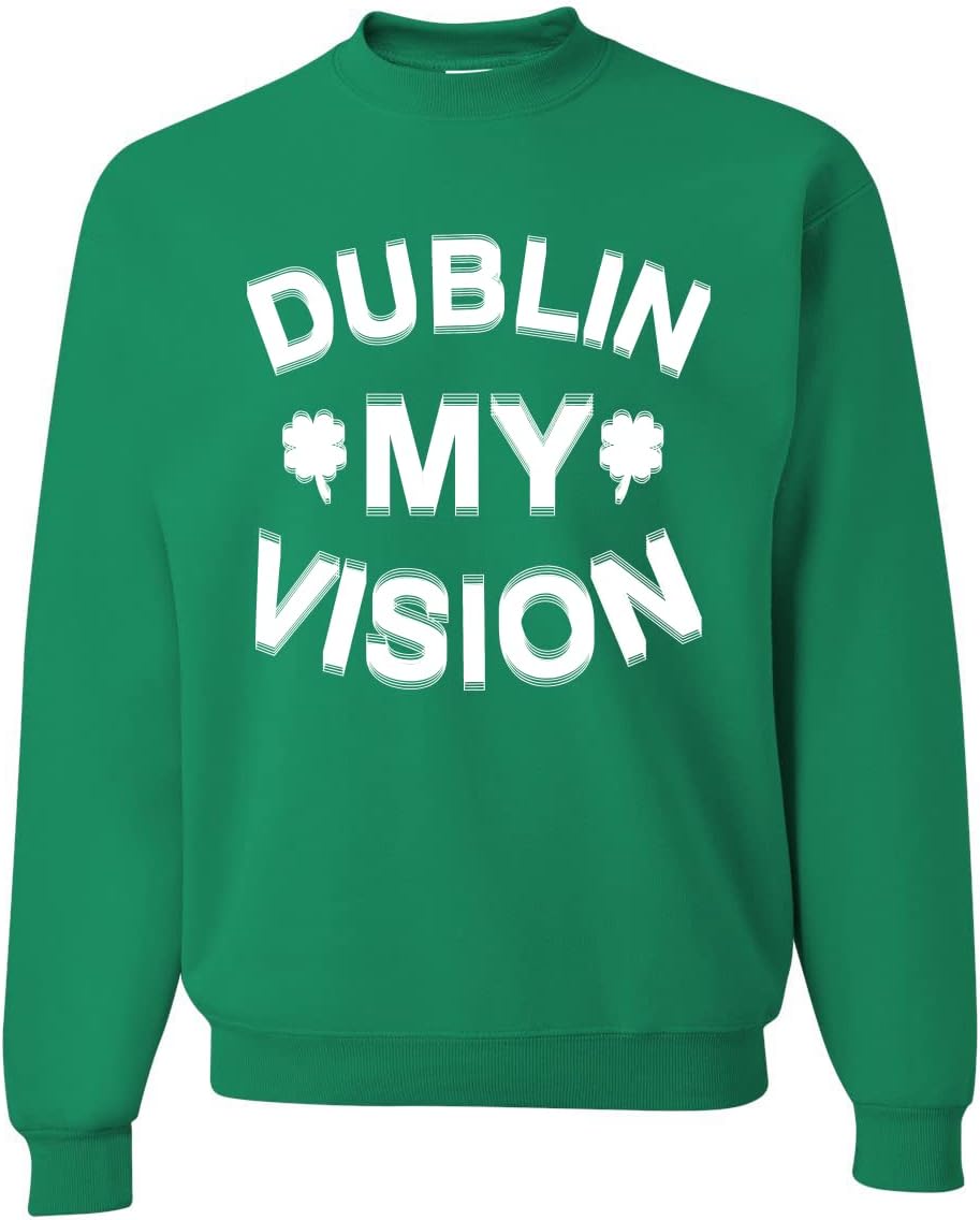 St. Patrick's Day Luck Sweatshirt | Wild Bobby Shamrock Design