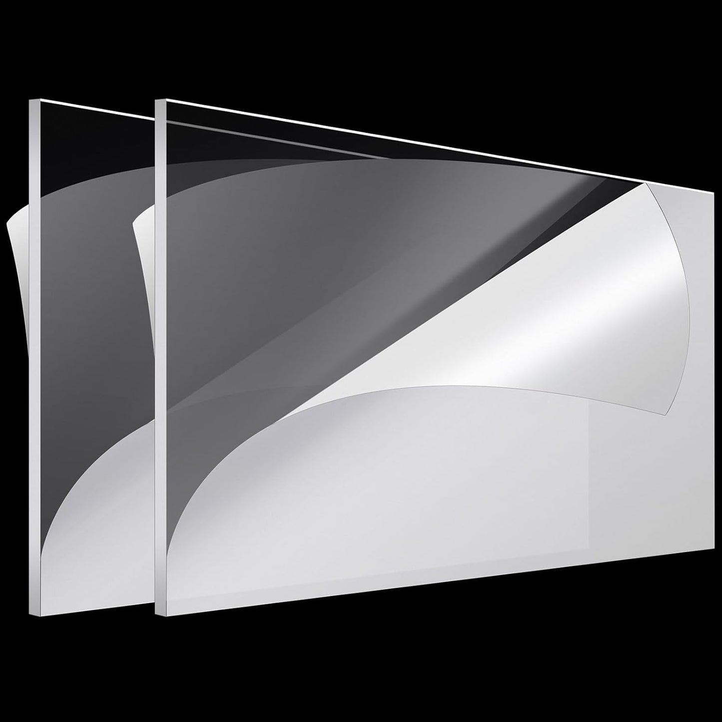 Clear Acrylic Sheet for Craft Engraving and Display Projects