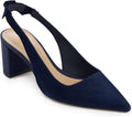 Juliet Holy Womens Pointed Toe Slingback Pumps - Classic Bowknot Mid