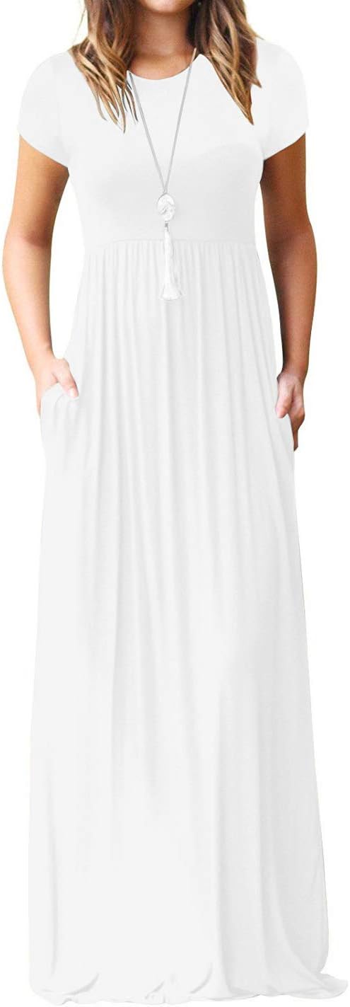 VIISHOW Women's Casual Maxi Dresses with Pockets for Every Occasion