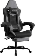 Gaming Chair with Footrest High Back Ergonomic Racing Style