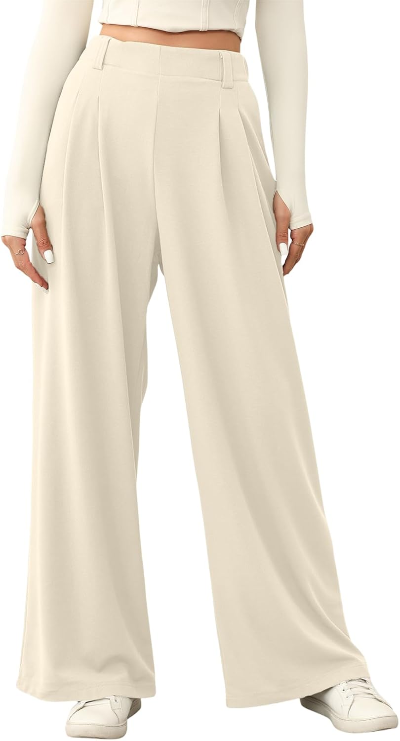EVALESS Women's Wide Leg Pants for Comfort and Style