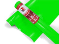 Satin Neon Fluorescent Green Car Wrap Vinyl - 5ft x 8ft Dual-Cast
