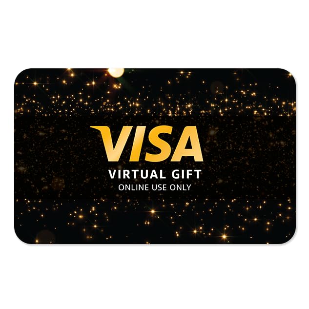 Visa Virtual $50 eGift Card for Online Use Only - Secure Payment