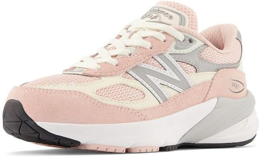 New Balance Kids' 990 V6 Lace-up Sneaker for Active Play