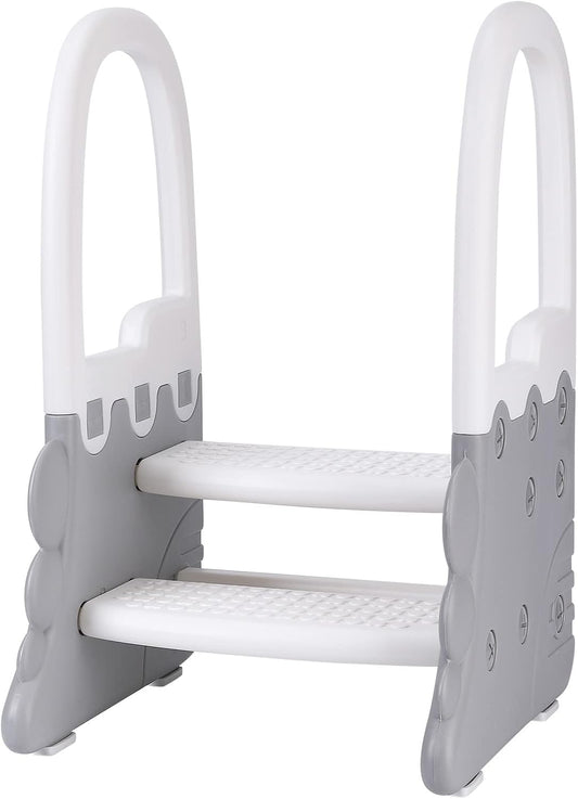 Toddler Step Stool for Bathroom Sink - Safe and Sturdy Design