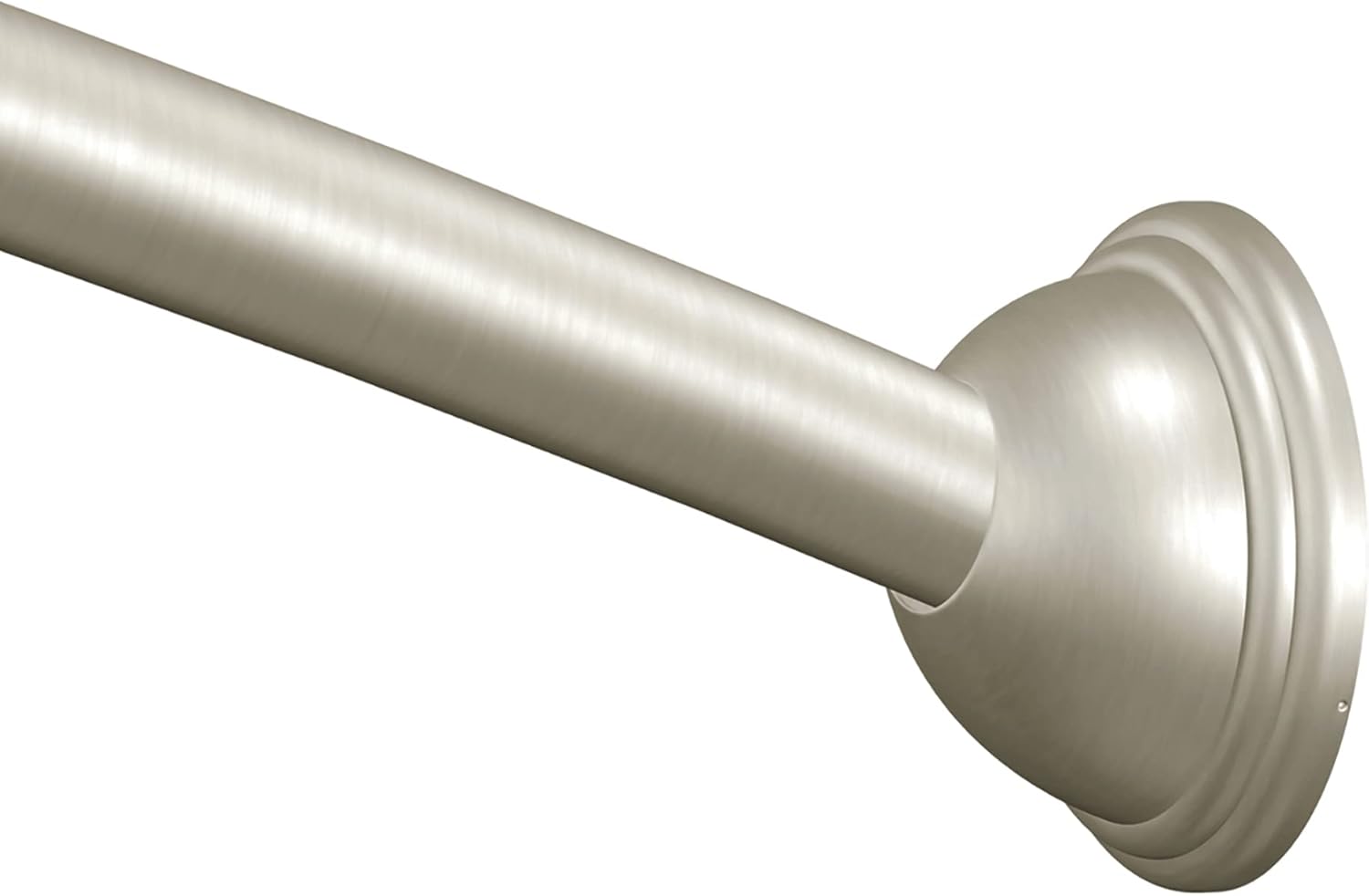 Adjustable Single Curved Shower Rod by Moen
