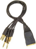D'Addario Accessories Modular Snake TRS Breakout - Flexible TRS