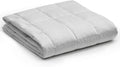 Weighted Blanket 22lbs Light Grey 60in x 80in - Calm Sleep
