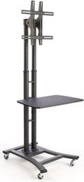 Mobile TV Stand for 32 to 70 in Monitors - Height Adjustable