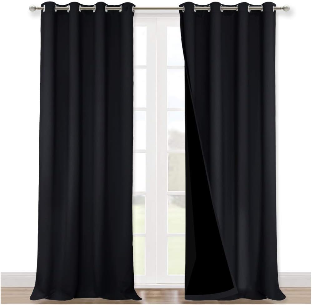 NICETOWN Cold Blocking Blackout Curtains for Bedroom and Patio