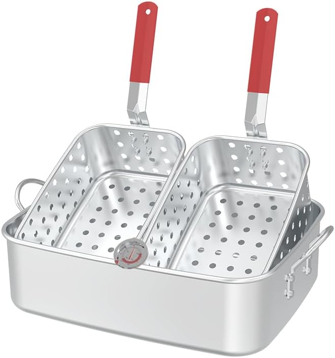 FireRiot 18QT Aluminum Deep Fryer Pot for Outdoor Cooking