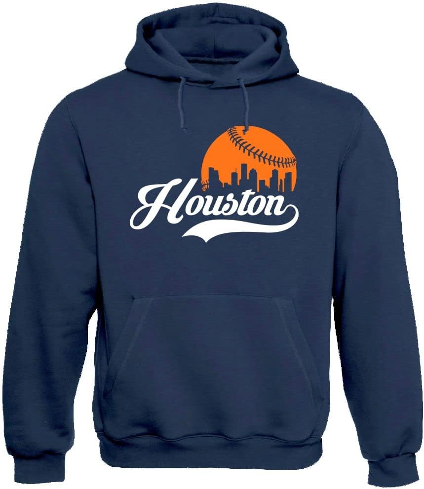 Xtreme Apparrel Cityscape Skyline Hoodie for Baseball Fans