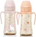 Flip Top Spill Proof Sippy Cup 2-Pack - Stage 2 Straw for Toddlers