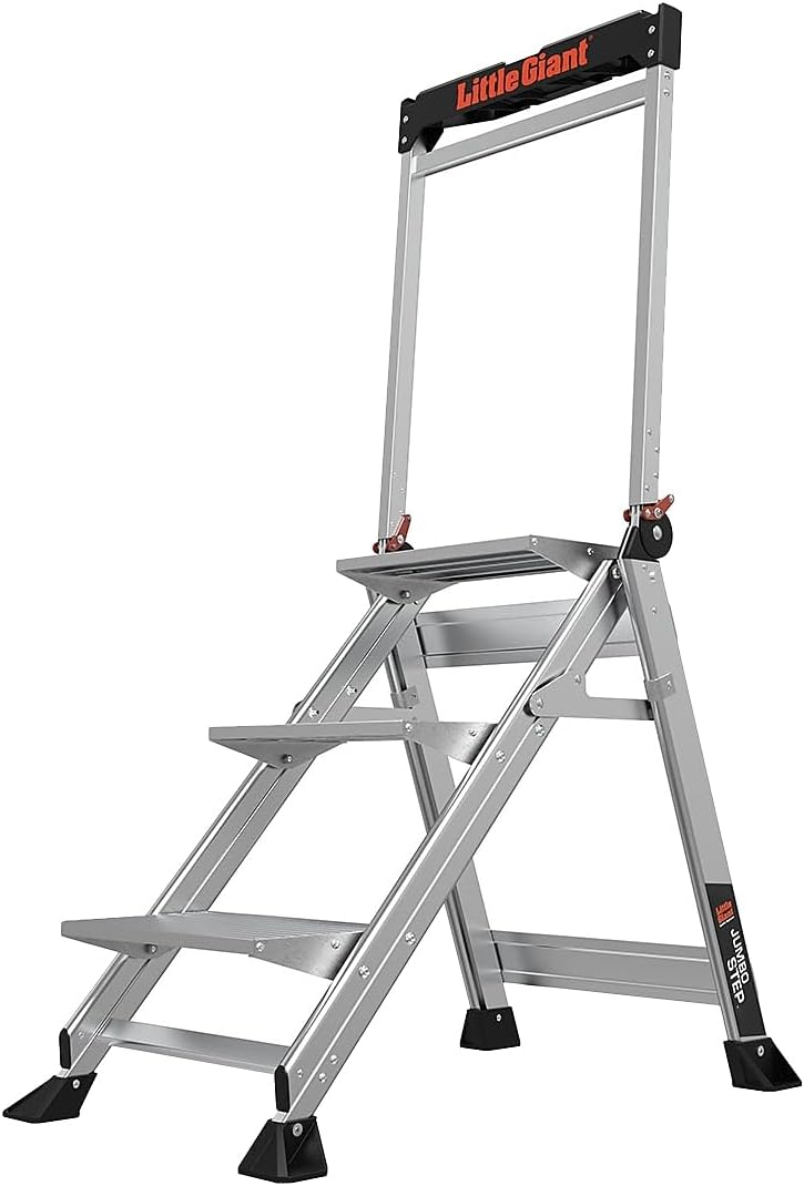 Little Giant Ladders Jumbo Step 3-Step Stool for Home Use
