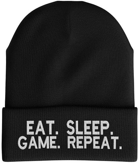 Embroidered Gaming Beanie for Men - Play in Style
