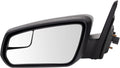 TRQ Driver Side Power Mirror with Spotter Glass for Mustang