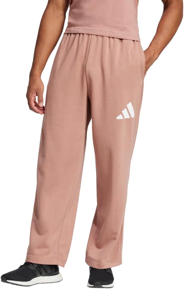 adidas Men's Essential 3-bar Wide Leg Pants for Ultimate Comfort