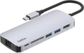 USB-C Hub 6-in-1 Multi-Port Adapter Dock - 4K HDMI, 100W PD