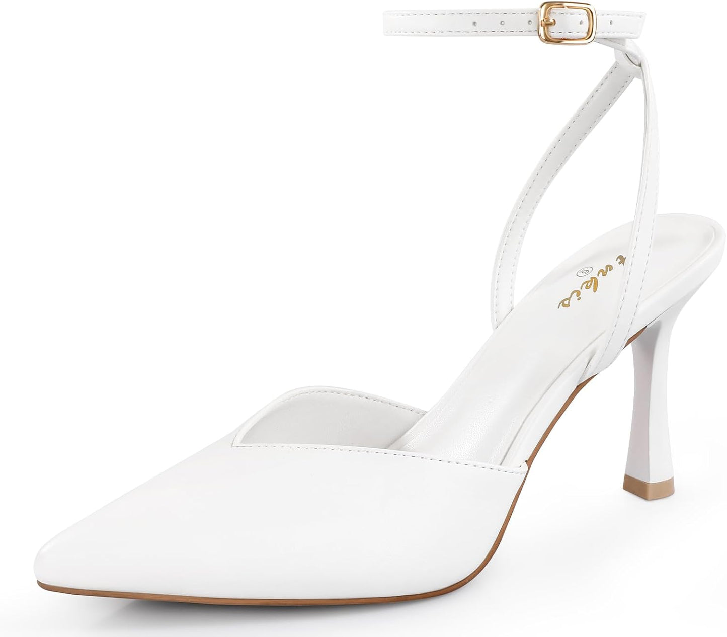 Ankis Slingback Heels for Women - Elegant Closed Toe Pumps
