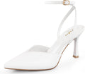 Ankis Slingback Heels for Women Closed Toe Pumps - Comfortable