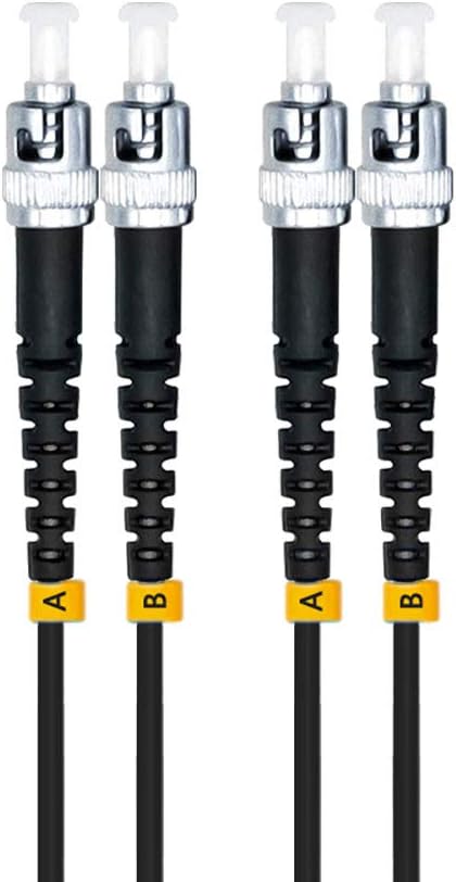 100M ST to ST 10G OM3 Outdoor Armored Duplex Fiber Optic Cable