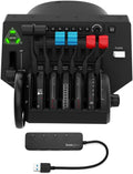 Honeycomb Bravo Throttle Quadrant Bundle with 4-Port USB 3.0 Hub