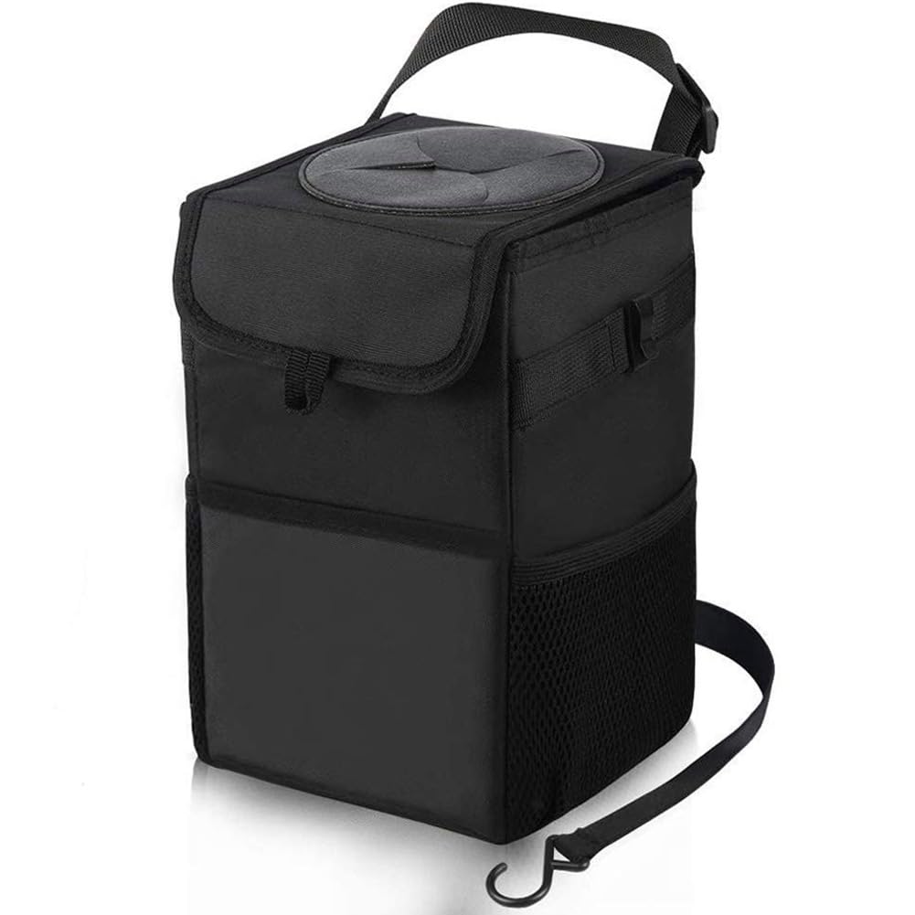 Kartisen Leak-Proof Car Trash Can: Organize & Ensure Cleanliness