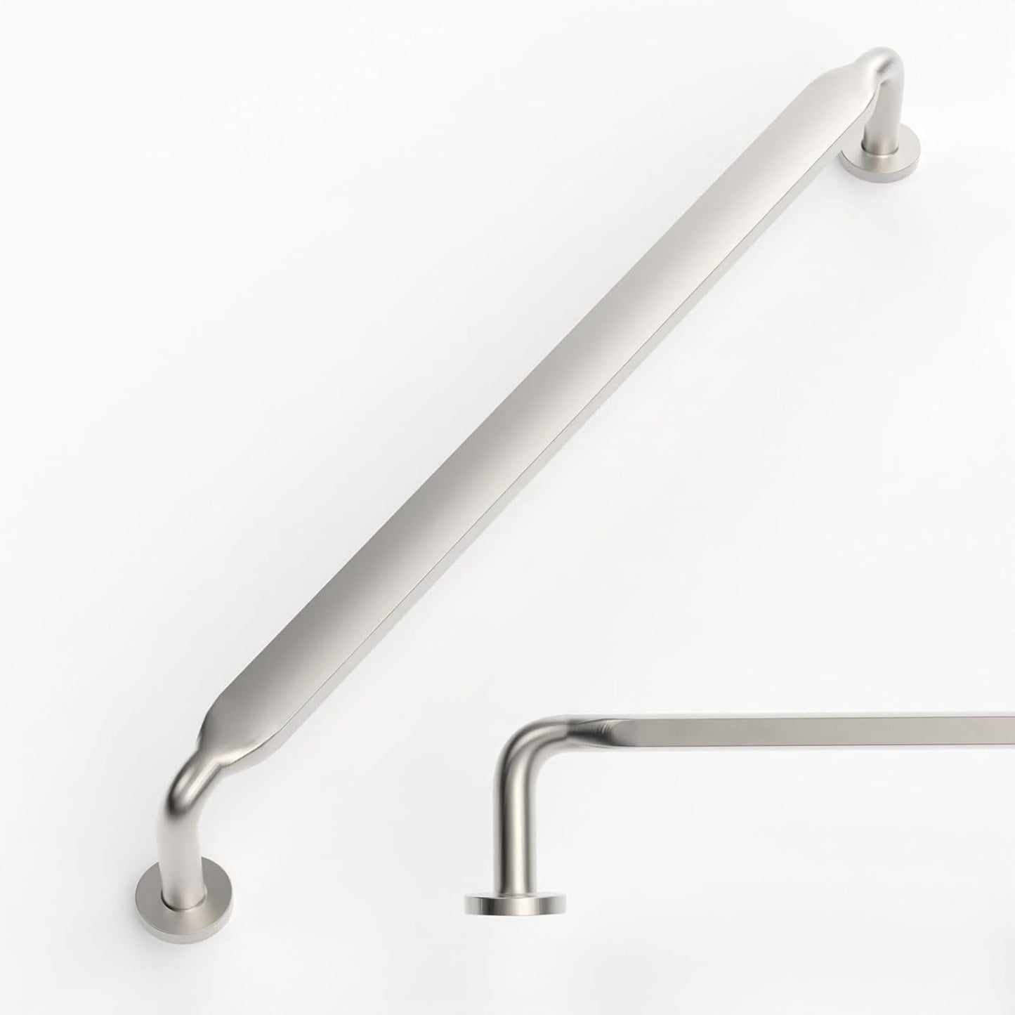 Amerdeco 10 Pack Brushed Satin Nickel Cabinet Pulls for Kitchen