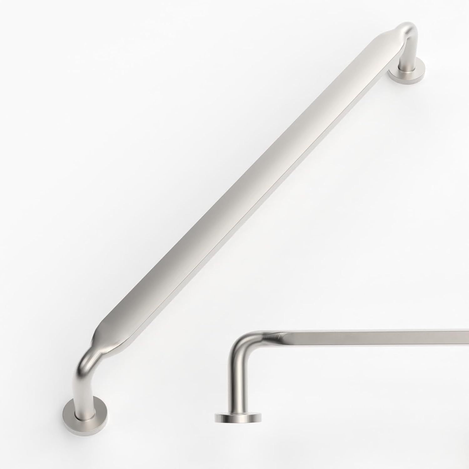 Amerdeco 10 Pack Brushed Satin Nickel Cabinet Pulls for Kitchen