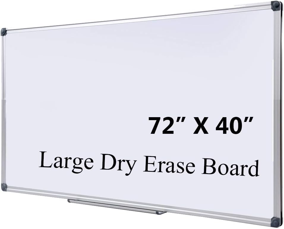 72in x 40in Magnetic Dry Erase Board for Office & Home Use