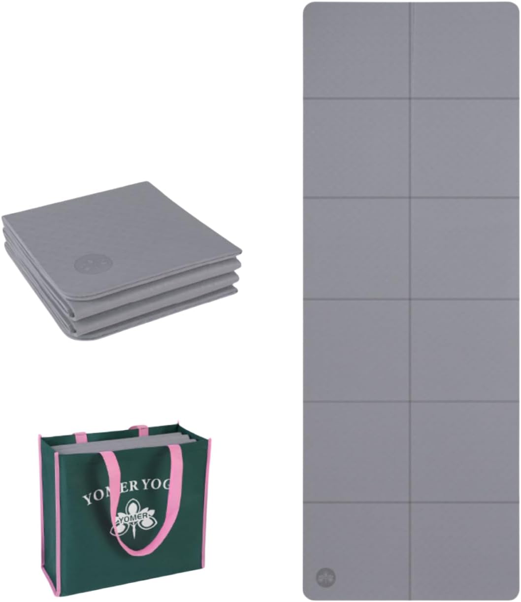 Foldable Eco-Friendly Yoga Mat - Anti-Tear & Non-Slip