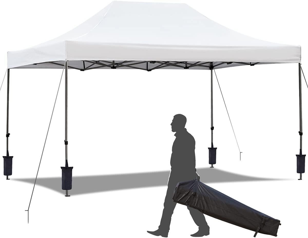 EROMMY 10ft x 15ft Pop Up Canopy Tent for Events and Festivals