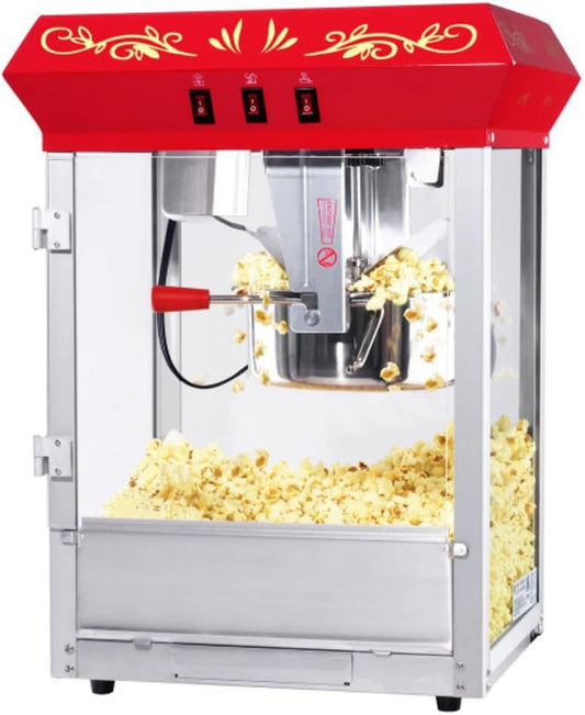 8oz Stainless Steel Popper - Perfectly Popped Popcorn!