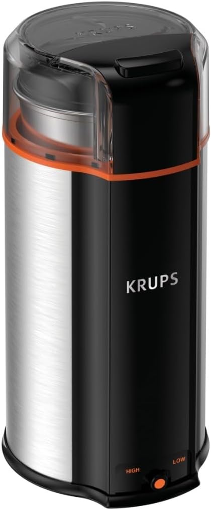 KRUPS Silent Vortex Coffee Grinder for Mess-Free Grinding
