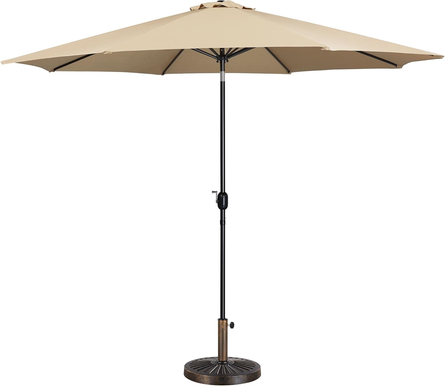 11FT Garden Table Umbrella with Base for Outdoor Relaxation