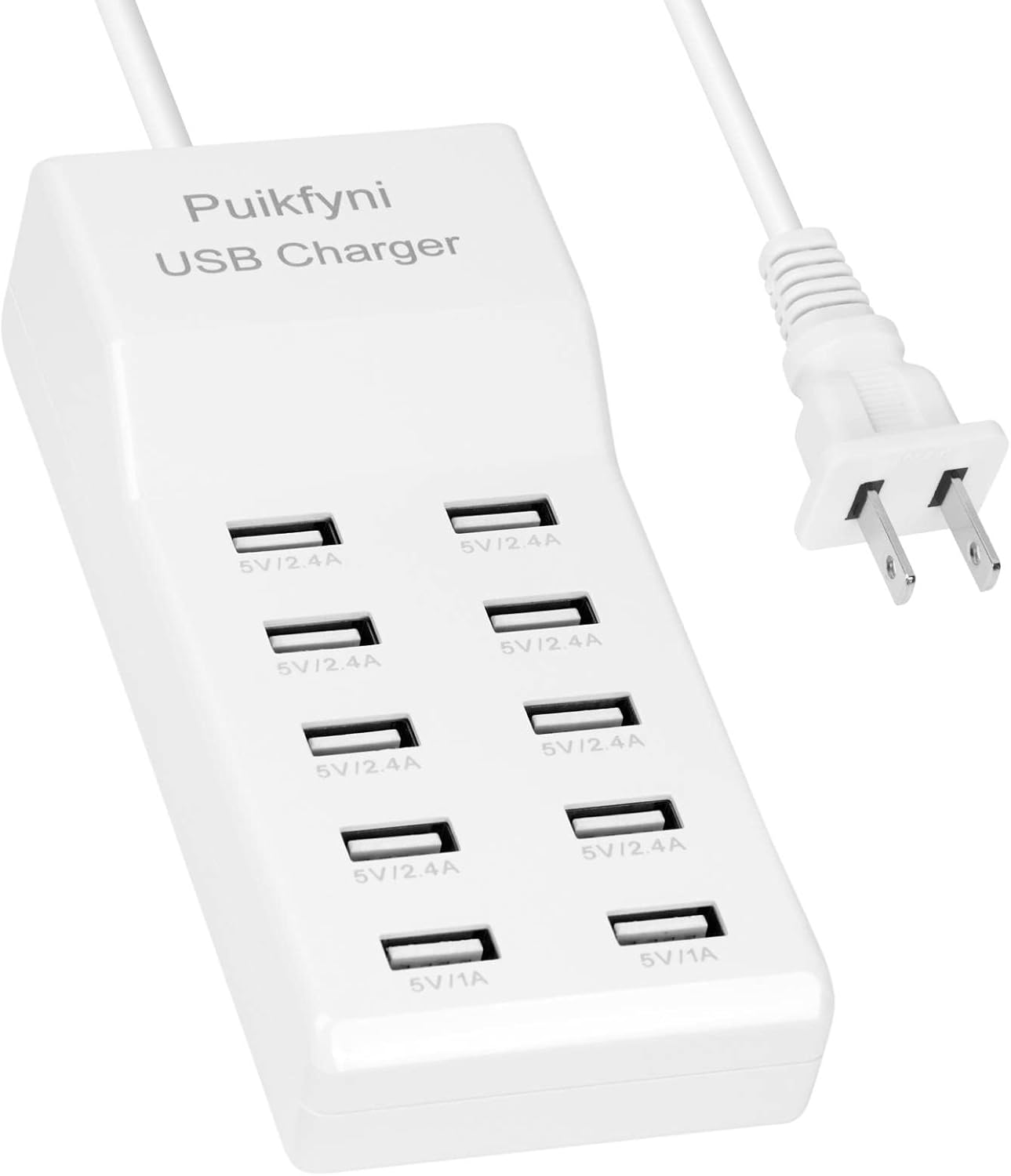Family-Sized Smart USB Charger - 10 Ports