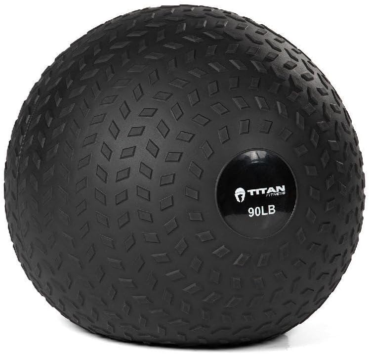 Titan Fitness Rubber Tread Slam Ball for Ultimate Workouts