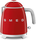 SMEG Mini 0.8L Retro Electric Kettle (Red) - Compact 3-Cup Style