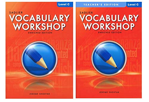 Vocabulary Workshop Enriched Edition Student Book Level C Review