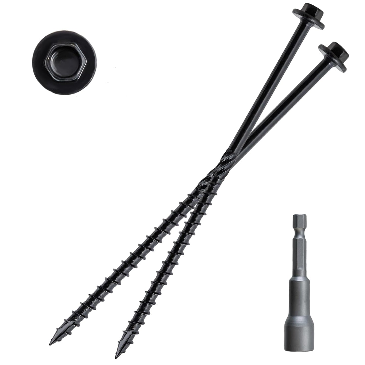 Heavy Duty Hex Head Wood Screws for Timber and Landscaping