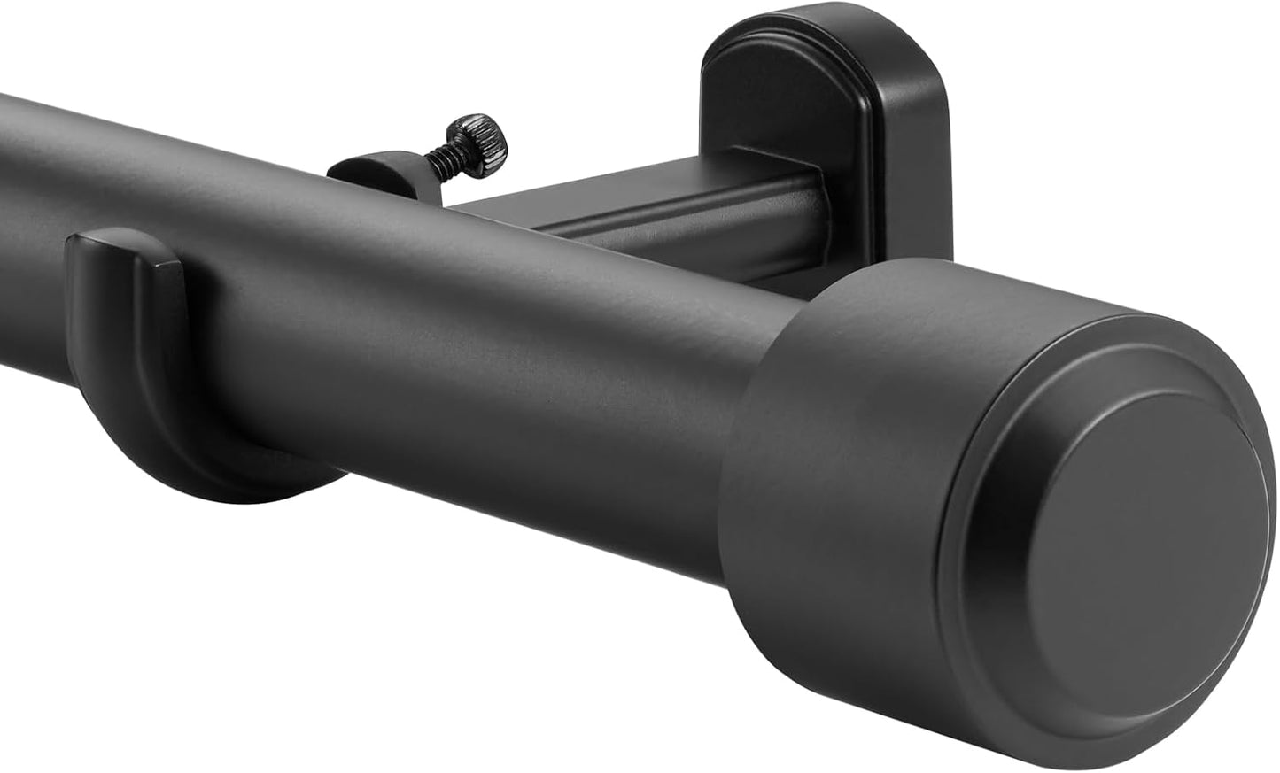 Heavy Duty Curtain Rods for Modern Home Decor - Adjustable Length