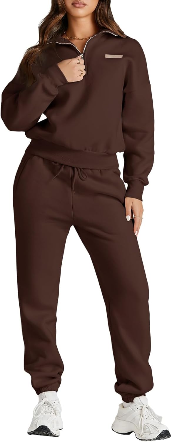 Herseas Women 2 Piece Outfits Sweatsuit Lounge Set for Comfort