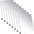 Acrylic Counter Top Mirror 8 Pack - Minimalist Single-Sided Desk