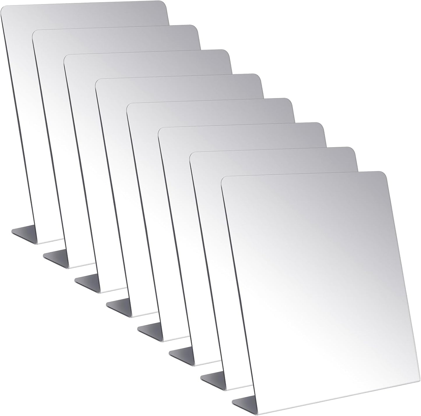 8 Pcs Minimalist Style Freestanding Mirrors for Every Space