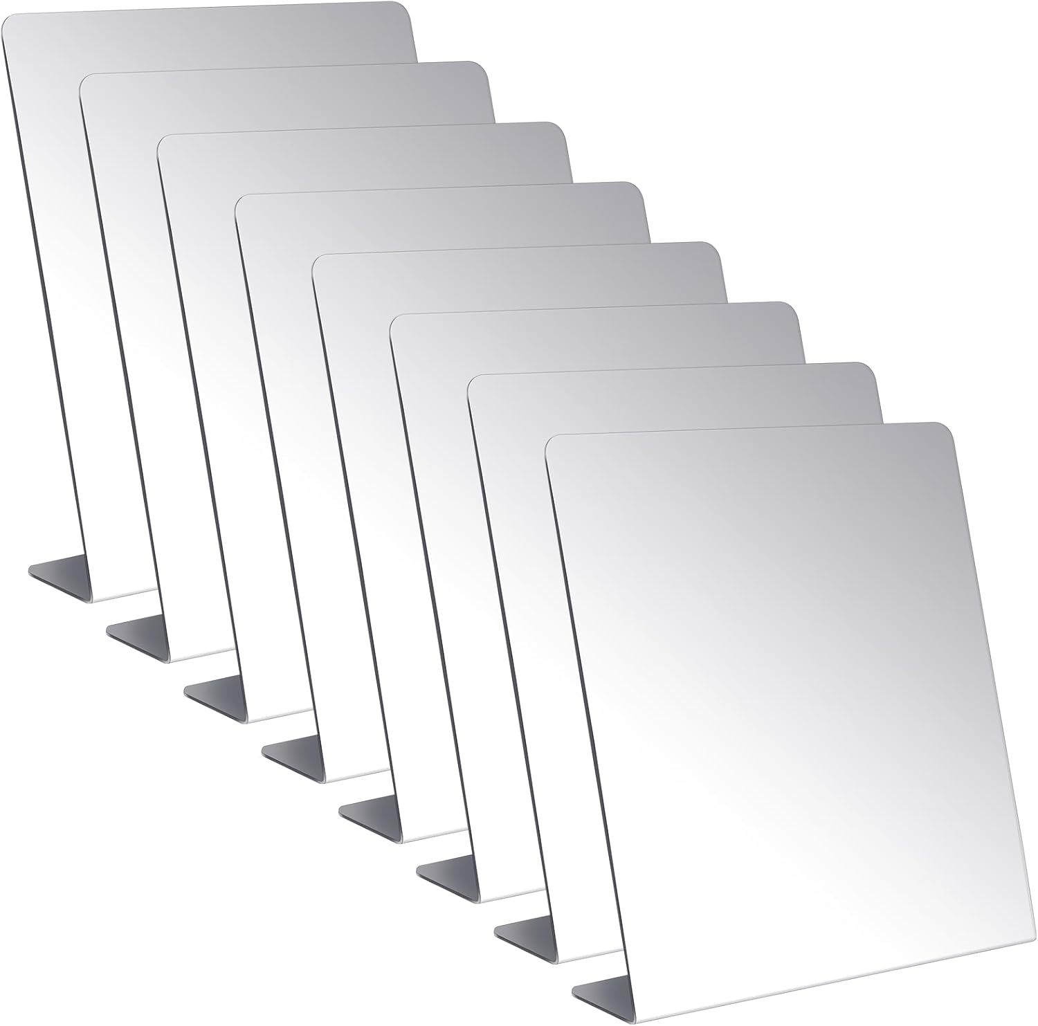 8 Pcs Minimalist Style Freestanding Mirrors for Every Space