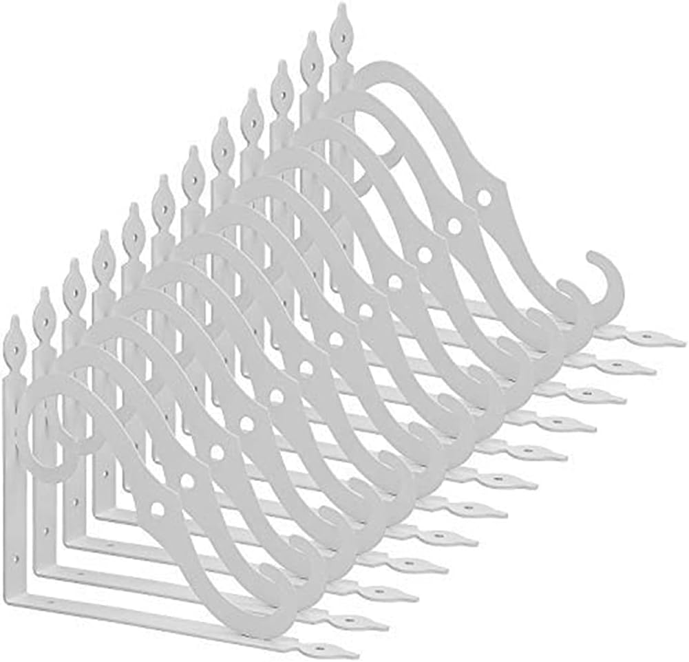 Acrux7 Heavy Duty Decorative Shelf Brackets for Home DIY